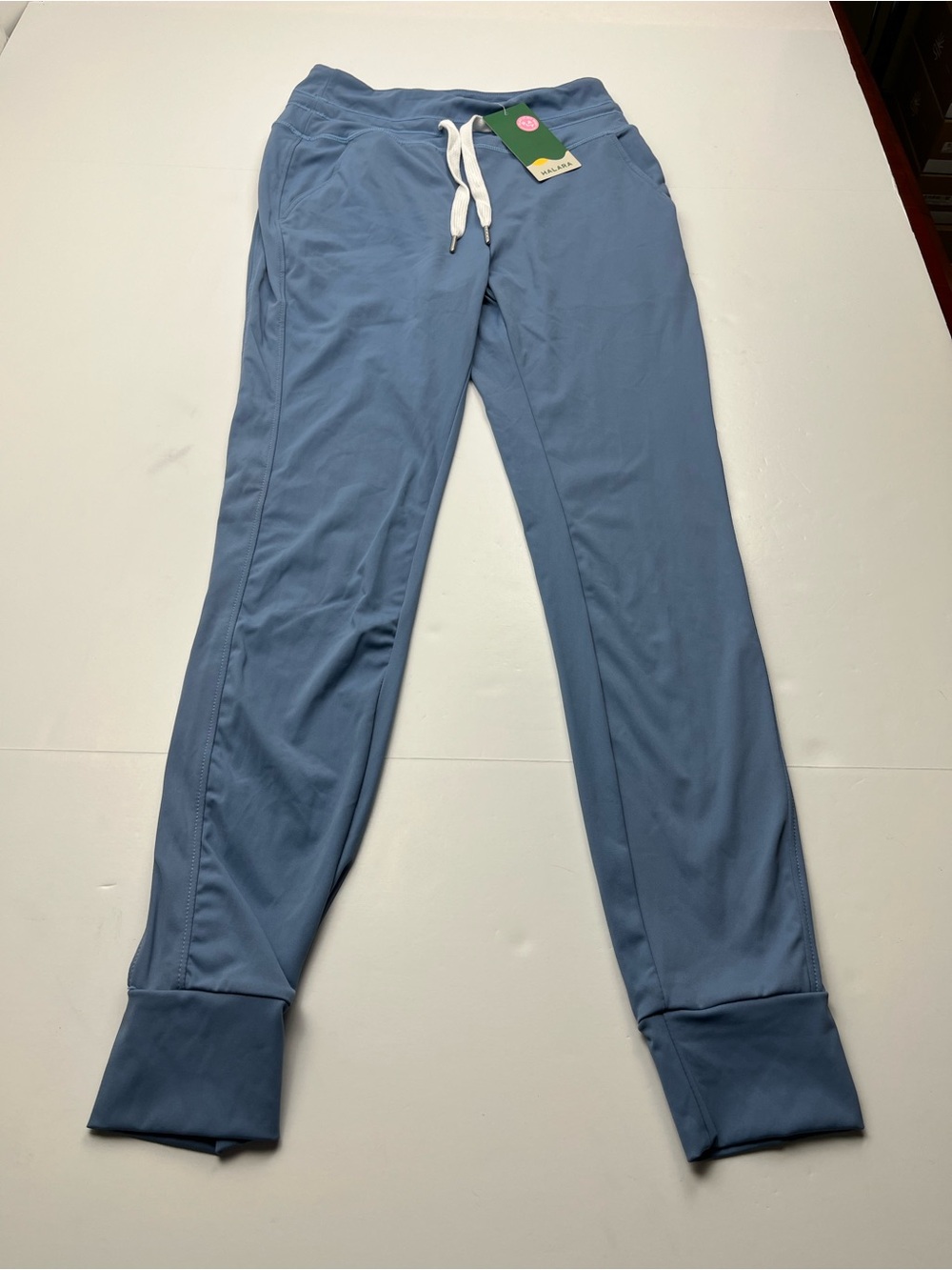 Halara Maya Blue High‎ Wasted Women's Small Joggers Pull-on Stretch Pockets NEW